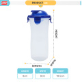 Portable 500ml clair bouteille d&#39;eau potable en plastique pour la vente en gros